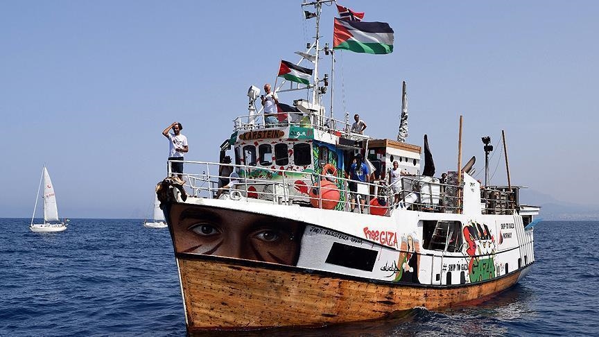 سفينة مساعدات في طريقها لغزة تتعرض لهجوم بمسيرة في المياه الدولية قرب مالطا